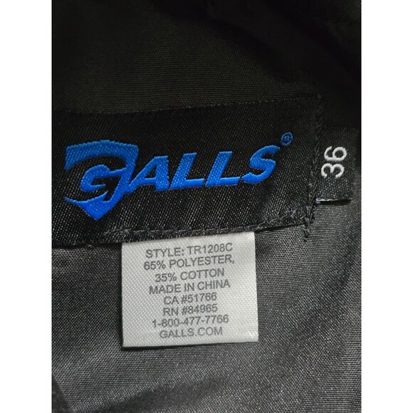 Galls Men's Navy Blue Core Civic Trouser Straight Leg Elastic Waist Size 36‎ NWT - Picture 9 of 13